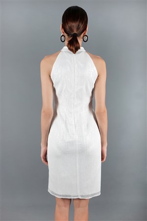 Lolana Kısa Elbise Beyaz