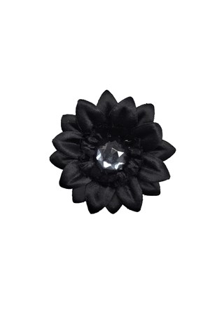 Florenil Çiçek Siyah